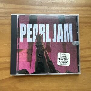 Ten by Pearl Jam (CD, 1991) 90s Grunge Y2K Eddie Vetter